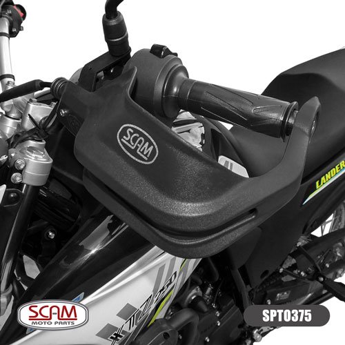 Protetor Mão Scam Lander 250/Teneré 250 Preto