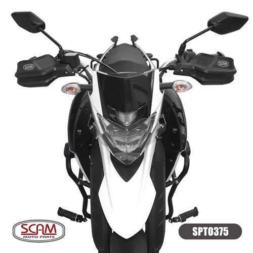 Protetor Mão Scam Lander 250/Teneré 250 Preto
