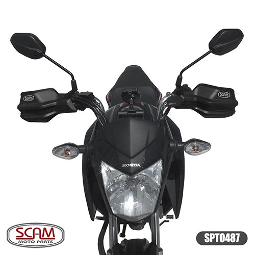 Protetor Mão Scam Titan 125/150/160 2009/... Preto