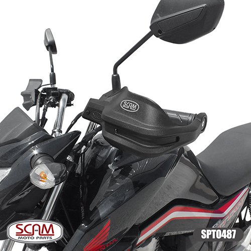 Protetor Mão Scam Titan 125/150/160 2009/... Preto