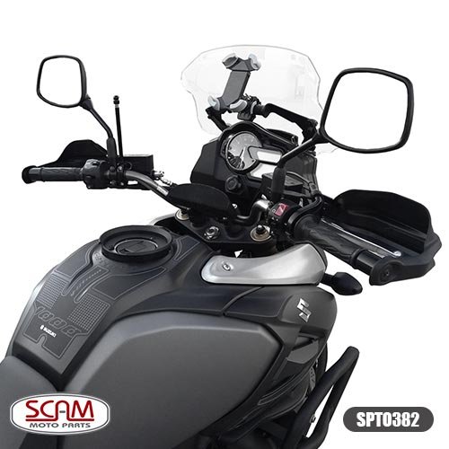 Protetor Mão Scam V-Strom 1000 Preto