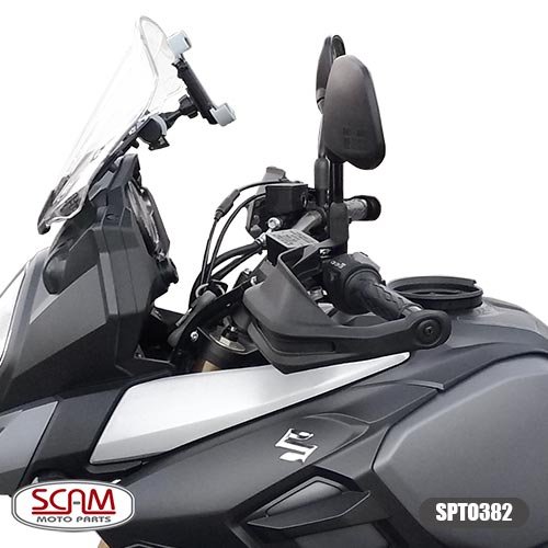 Protetor Mão Scam V-Strom 1000 Preto