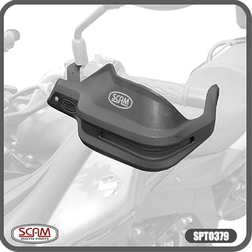 Protetor Mão Scam V-Strom 650 2002 a 2025 Preto