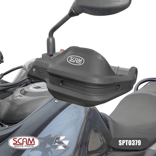 Protetor Mão Scam V-Strom 650 2002 a 2025 Preto
