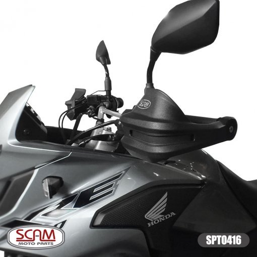 Protetor Mão Scam  XRE 300 16/20 Preto