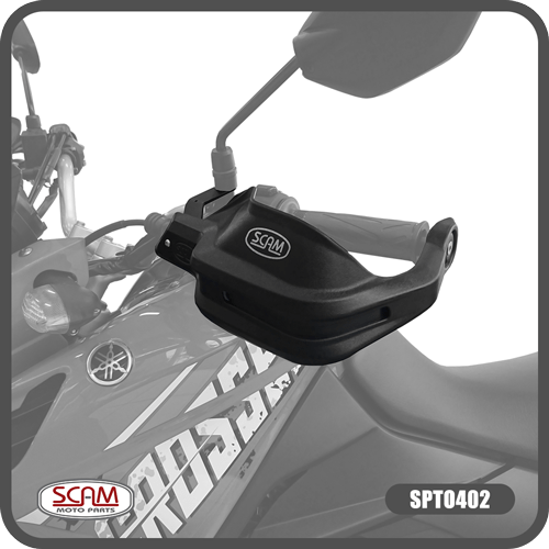 Protetor Mão XTZ 150 Crosser 2014/... Scam Preto