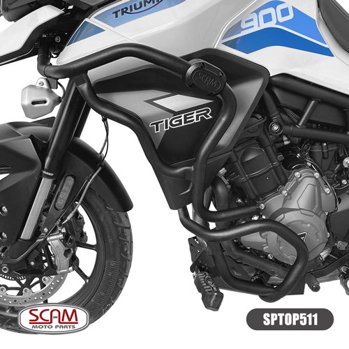Protetor Motor e Carenagem Tiger 900 20/... C/ Pedaleiras Scam