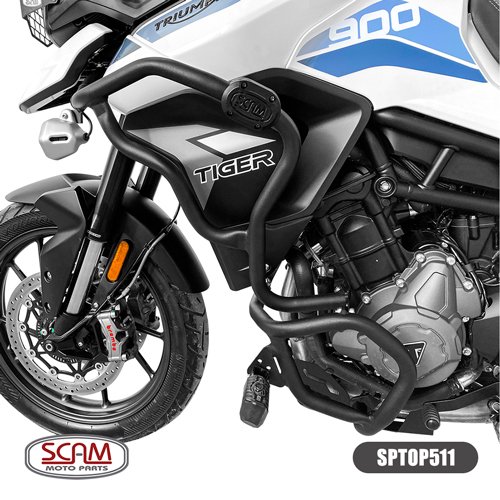 Protetor Motor e Carenagem Tiger 900 20/... C/ Pedaleiras Scam