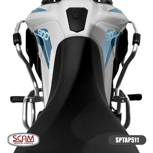 Protetor Motor e Carenagem Tiger 900 GT/Rally Scam Prata
