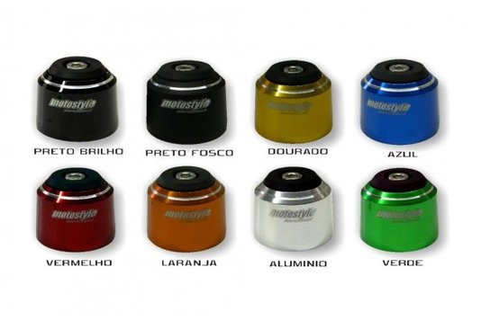 Slider Eixo Dianteiro ZX-6R/ZX-6R 636/ZX-10R Alumínio Motostyle