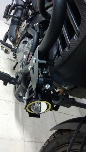 Suporte Farol Auxiliar P/ Protetor Dianteiro Chapam