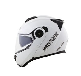 Capacete Norisk Route FF345 Escamoteável Branco