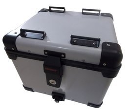 Baú Traseiro Chapam em Aluminio 41 Lts Prata