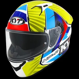 Capacete KYT NF-R Xavi Flores Blue Red Yellow
