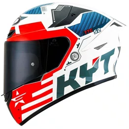 Capacete KYT TT Course Fuselage Red