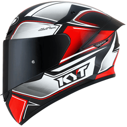 Capacete KYT TT Course Tourist Red Fluor