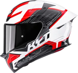 Capacete KYT TT Revo Speeding White/Red