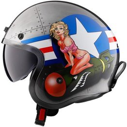 Capacete LS2 OF599 Spitfire Bomb Rider