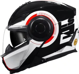 Capacete LS2 Scope FF902 Arcxh Blk/Wht/Red