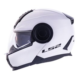 Capacete LS2 Scope FF902 Escamoteável Monocolor White