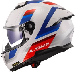 Capacete LS2 Stream II FF808 Vintage Wht/Red/Blue