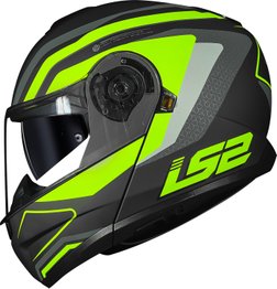 Capacete LS2 Strobe II FF908 Escamoteável Phantom Titanium