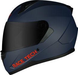 Capacete Race Tech Sector Monocolor Azul Fosco