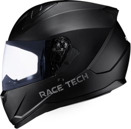 Capacete Race Tech Sector Monocolor Preto Fosco