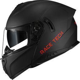Capacete Race Tech Signal Escamoteável Preto Fosco