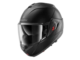 Capacete Shark OXO Escamoteável Blanl KMA Preto Fosco