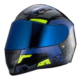 Capacete X11 Trust Pro Ballads Azul/Neon