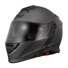 Capacete X11 Turner Solides Escamoteável Chumbo