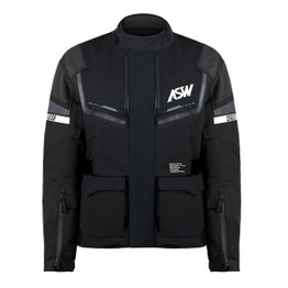 Jaqueta ASW Tectonic Ripstop Flex Preto/Branco