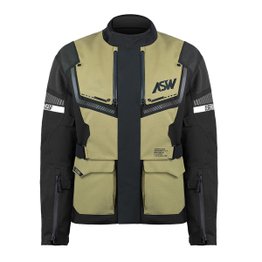 Jaqueta ASW Tectonic Ripstop Flex Preto/Caqui