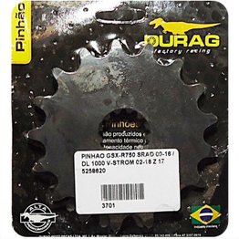Pinhão V-Strom 1000/GSX 650F/SRAD 750 Durag 17 Dentes