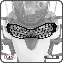 Protetor Farol Tiger 900 2020/... Aço Scam