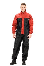 Roupa Chuva Pantaneiro Nylon Luxo Preto/Vermelho EXG