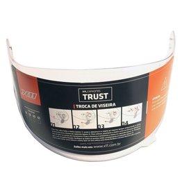 Viseira Capacete X11 Trust 2mm Cristal