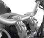 Alongador Guidão Riser Fixo 28/28 MM BMW F800/F850 GS/ADV Scam