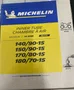 Câmara Ar 15 Michelin p/Moto 140/90-15/ 150/90-15/ 170/80-15