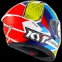 Capacete KYT NF-R Xavi Flores Blue Red Yellow