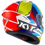 Capacete KYT NF-R Xavi Flores Blue Red Yellow