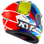 Capacete KYT NF-R Xavi Flores Blue Red Yellow
