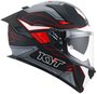 Capacete KYT R2R Led Matt Black/Grey