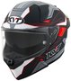 Capacete KYT R2R Led Matt Black/Grey