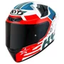 Capacete KYT TT Course Fuselage Red