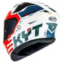 Capacete KYT TT Course Fuselage Red