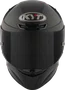 Capacete KYT TT Revo Plain Matt Black Fosco