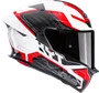 Capacete KYT TT Revo Speeding White/Red