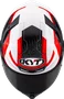 Capacete KYT TT Revo Speeding White/Red